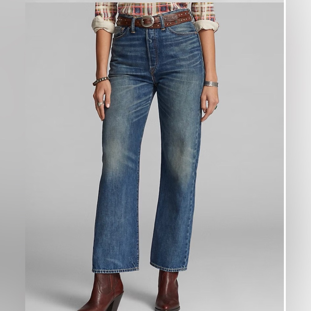 Women’s Ralph Lauren Double RL, RRL, High Boy Fit Drayton Jean, Size 25